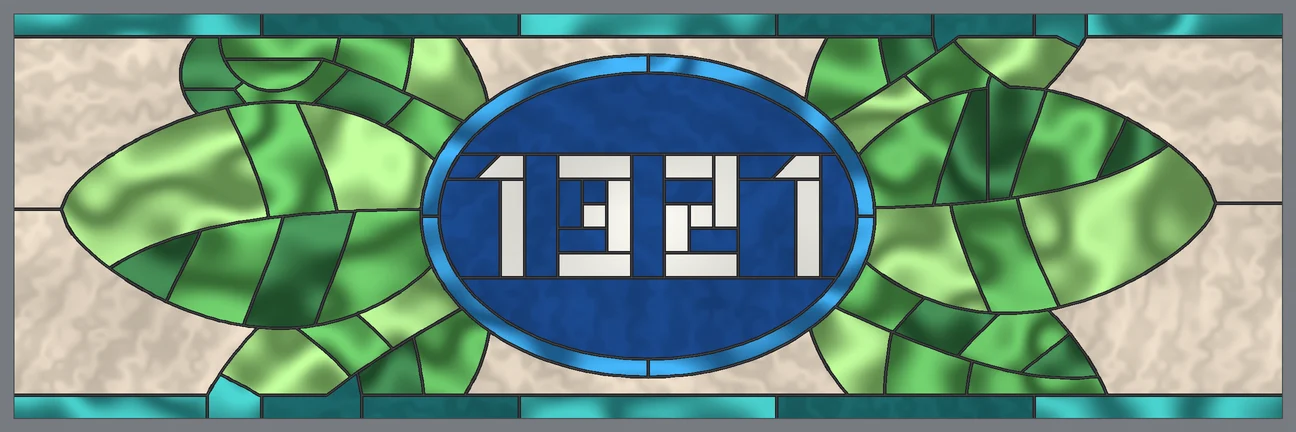 Monstera leaves transom mockup